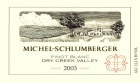 Michel-Schlumberger Dry Creek Valley Pinot Blanc 2003 Front Label