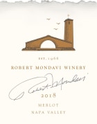 Robert Mondavi Napa Valley Merlot 2018  Front Label