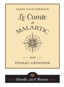 Chateau Malartic-Lagraviere Le Comte de Malartic 2020 Front Label