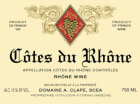 Auguste Clape Cotes du Rhone Rouge 2018  Front Label