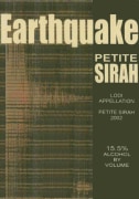Michael David Winery Earthquake Petite Sirah 2002 Front Label