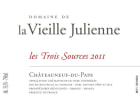 Domaine de la Vieille Julienne Chateauneuf-du-Pape les Trois Sources 2011  Front Label