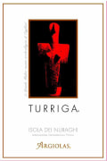 Argiolas Turriga Isola dei Nuraghi 2018  Front Label