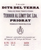 Terroir Al Limit Dits del Terra 2018  Front Label