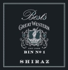 Best's Great Western Bin No 1 Shiraz 2019  Front Label