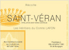 Heritiers du Comte Lafon St-Veran 2021  Front Label