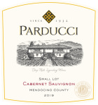 Parducci Small Lot Cabernet Sauvignon 2019  Front Label