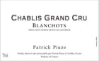 Patrick Piuze Chablis Blanchots Grand Cru 2020  Front Label