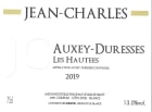 Domaine Jean-Charles Auxey-Duresses Les Hautees 2019  Front Label