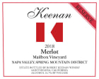 Keenan Mailbox Vineyard Spring Mountain Reserve Merlot 2018  Front Label