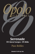 Opolo Serenade 2010  Front Label