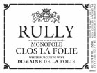 Domaine de la Folie Rully Clos la Folie 2021  Front Label