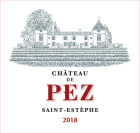 Chateau de Pez  2018  Front Label