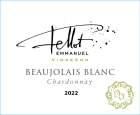 Domaine Fellot Beaujolais Blanc 2022  Front Label