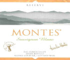 Montes Reserva Sauvignon Blanc 2012  Front Label