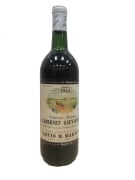 Louis Martini Cabernet Sauvignon 1963  Front Bottle Shot