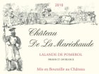 Chateau de la Marechaude Lalande de Pomerol 2010 Front Label