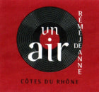 Domaine La Remejeanne Un Air de Remejeanne 2015  Front Label