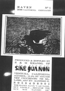 Sine Qua Non Raven Series Syrah No 4 (no wax capsule) 2006  Front Label