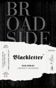 Broadside Blackletter Cabernet Sauvignon 2019  Front Label