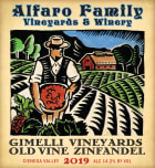 Alfaro Family Gimelli Vineyards Old Vine Zinfandel 2019  Front Label