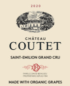 Chateau Coutet St. Emilion  2020  Front Label