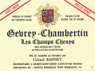 Domaine Gerard Raphet Gevrey-Chambertin Champ Chenys Vieilles Vignes 2017 Front Label