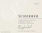 Scherrer Winery Scherrer Vineyard Old & Mature Vines Zinfandel 2017  Front Label