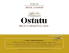 Ostatu Rioja Gran Reserva 2011  Front Label