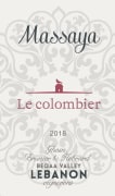 Massaya Le Colombier Rouge 2018  Front Label