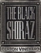 Berton Vineyards Metal Label The Black Shiraz 2019  Front Label