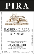 Luigi Pira Barbera d'Alba Superiore 2018  Front Label