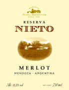 Nieto Senetiner Reserva Merlot 2003  Front Label