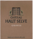 Chateau Haut-Selve Graves Rouge 2019  Front Label