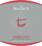 La Braccesca Sabazio Rosso di Montepulciano 2018  Front Label