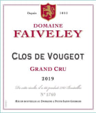 Faiveley Clos de Vougeot Grand Cru 2019  Front Label