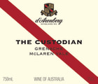 d'Arenberg The Custodian Grenache 2018  Front Label