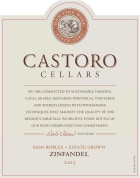 Castoro Cellars Zinfandel 2015  Front Label