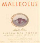 Emilio Moro Malleolus 2001  Front Label