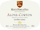 Domaine Roux Pere & Fils Aloxe-Corton Les Boutieres Blanc 2020  Front Label