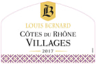 Louis Bernard Cotes du Rhone Villages 2017  Front Label