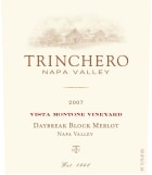 Trinchero Vista Montone Vineyard Daybreak Block Merlot 2007 Front Label