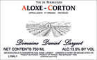 Daniel Largeot Aloxe Corton 2020  Front Label