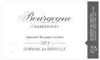 Domaine de Montille Bourgogne Blanc 2015 Front Label