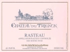 Chateau du Trignon Rasteau 2019  Front Label