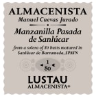 Lustau Manzanilla Pasada Jurado (500ML)  Front Label