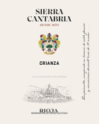 Sierra Cantabria Crianza 2017  Front Label