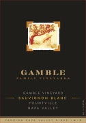 Gamble Family Vineyards Sauvignon Blanc 2019  Front Label