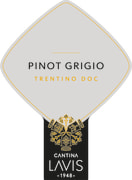 La Vis Trentino Pinot Grigio 2021  Front Label