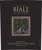 Robert Biale Vineyards Stagecoach Vineyard Zinfandel 2021  Front Label